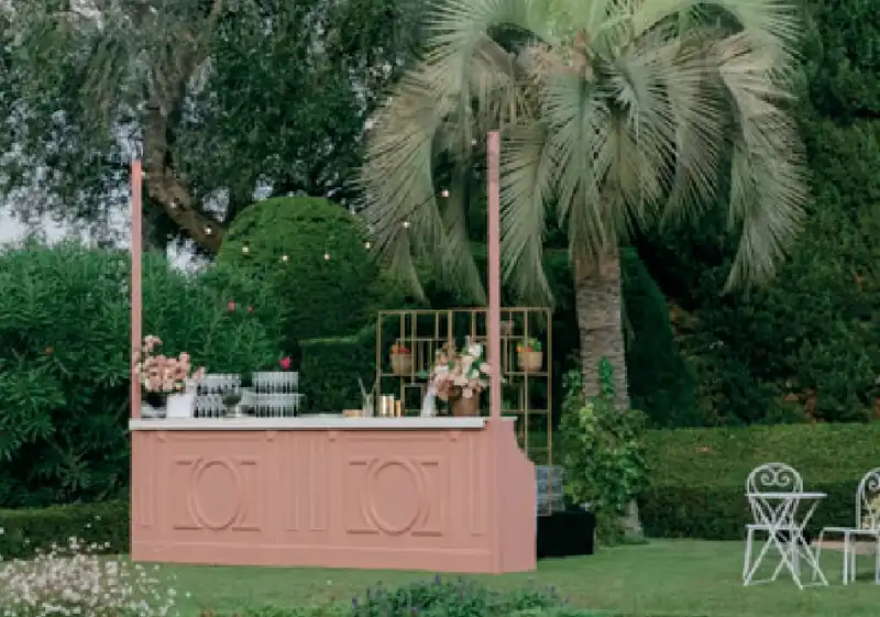 Bar Romance guinguette grand modèle à louer pour un événement à Marrakech