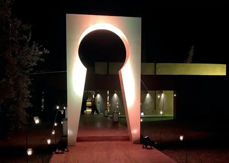 Entrée serrure en situation pour un événement à Marrakech