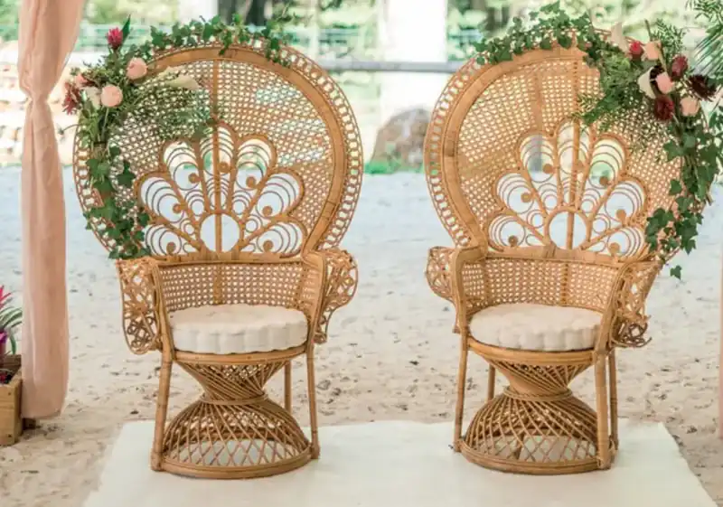 Fauteuil Emmanuelle en situation pour un événement à Marrakech