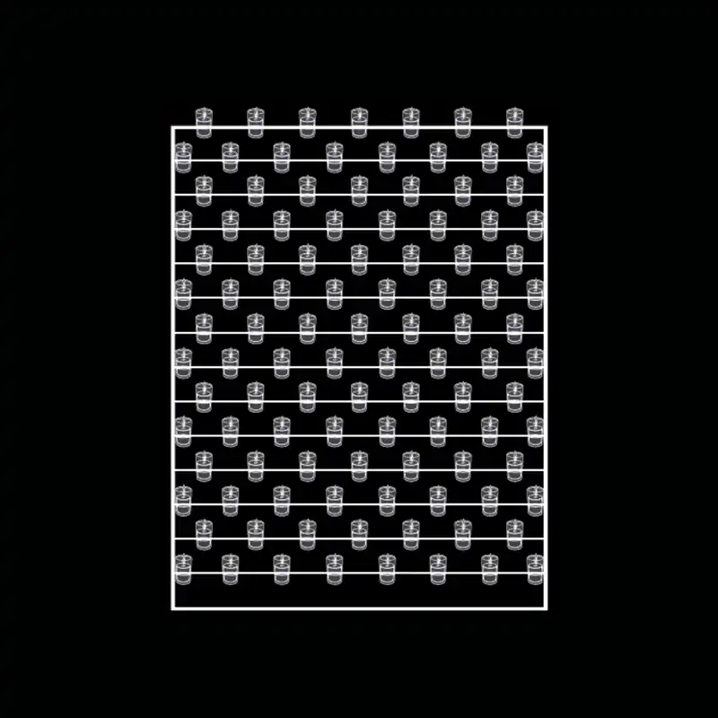 Dessin technique — Mur de bougie