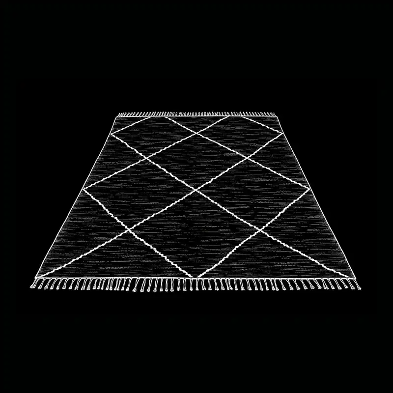 Dessin technique — Tapis Beni Ouarain