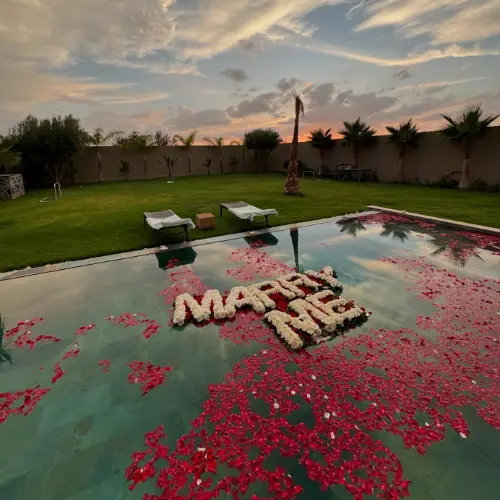 Organiser une demande en mariage à Marrakech