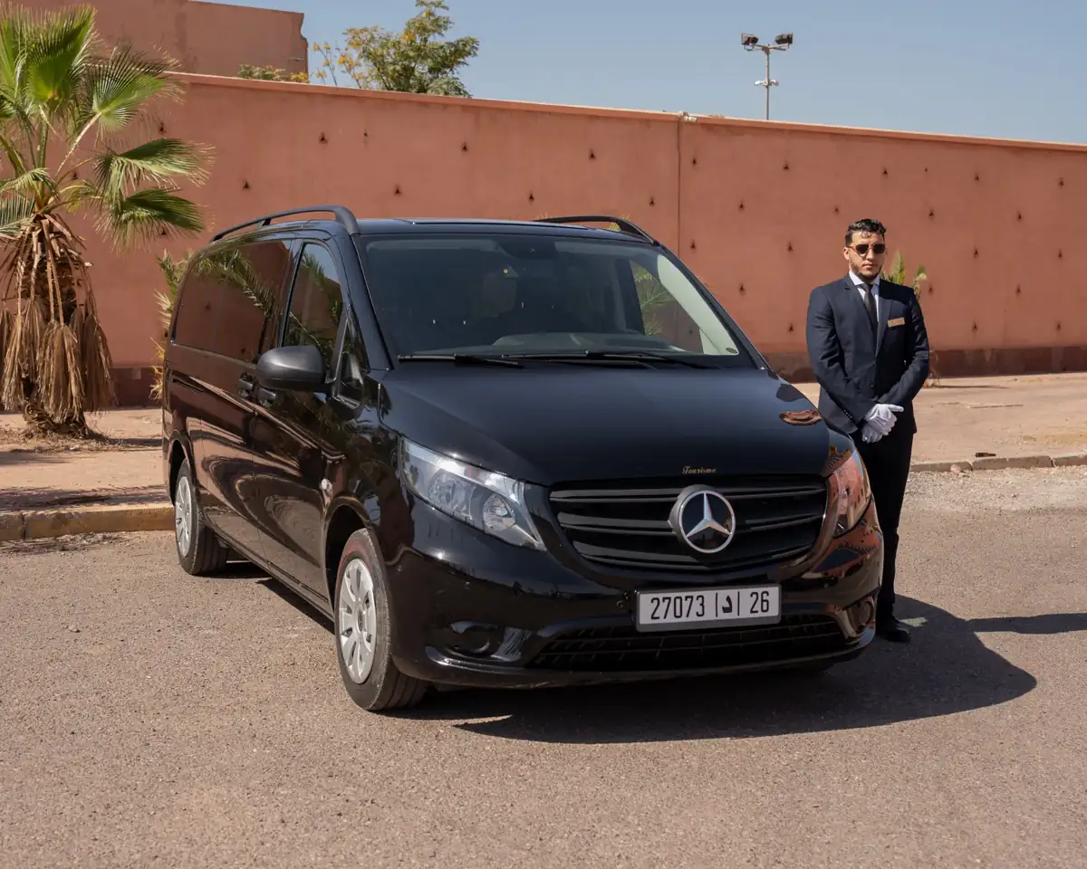 Van avec chauffeur privé à Marrakech